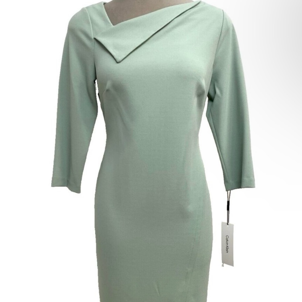 SOLD                                  Calvin Klein Women's Mint Green Dress